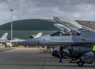 New Belgian Air Force F-16 detachment left for Operation Enhanced Vigilance Activities in Estonia