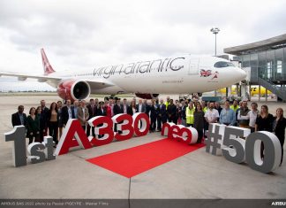 Virgin Atlantic takes delivery of its first Airbus A330neo