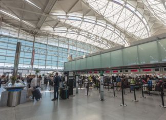 The Wall Street Journal ranks San Francisco (SFO) as the top U.S. airport