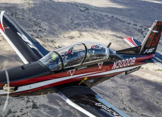 Tunisian Air Force takes delivery of first of eight Beechcraft T-6C Texan II Integrated Training Systems