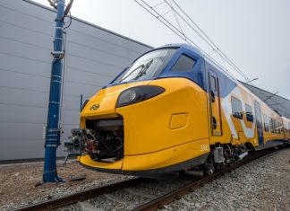 This is what the latest NS Intercity between The Netherlands and Belgium looks like