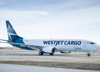 Westjet Cargo confirms the launch of four Boeing 737-800 freighters on March 26, 2023