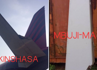 CAA Airbus A320 loses left-hand elevator upon departure Mbuji Mayi, heads to Kinshasa – right turns only
