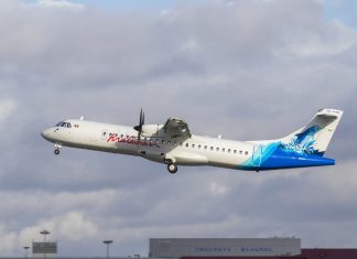 ATR delivers first ATR 72-600 to Maldivian
