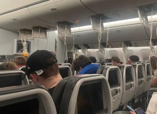 American Airlines traveller restrained by passengers and crew during meltdown at Rio de Janeiro