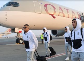 Paris Saint-Germain makes a mid-season stopover in Doha with Qatar Airways, its main sponsor
