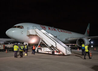 Air Canada Cargo’s first flight to Liege touches down