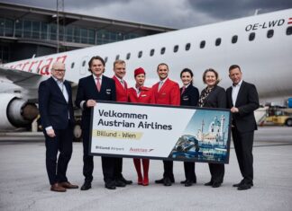 With Austrian Airlines, Billund Airport now has direct flights to the Lufthansa Group’s five network airports