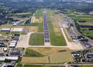 Calibration flights from Maastricht Aachen Airport on Wednesday 28 June