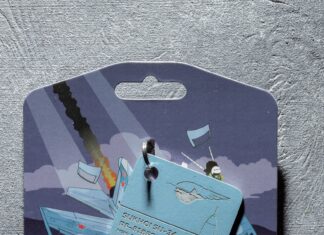 Company launches limited edition aviation tags made from downed Russian Su-34 to support Ukrainian war effort