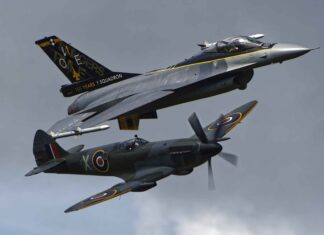 A legend returns to her homeland at Florennes Air Base, Belgium