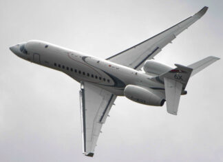 The Dassault Falcon 6X makes the show at the Paris Air Show