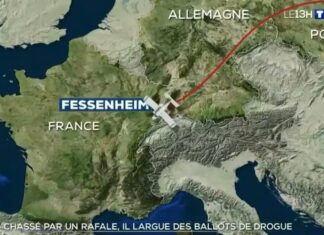 Chased by a French Rafale, a light aircraft drops narcotics over Ardèche region, France