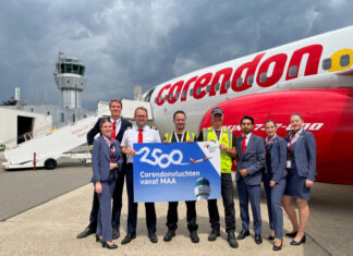 Maastricht Aachen Airport welcomes its 2500th Corendon flight