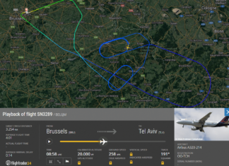 Brussels Airlines Airbus A320 suffers lightning strike and returns to Brussels Airport