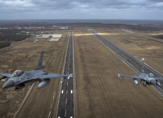 Belgian F-16s intercept Russian Sukhoi-30s over the Baltic Sea