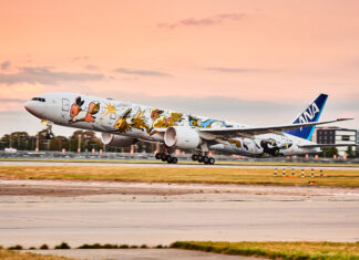 ANA’s second Pokémon livery ‘Eevee Jet NH’ made its maiden voyage from Tokyo to London