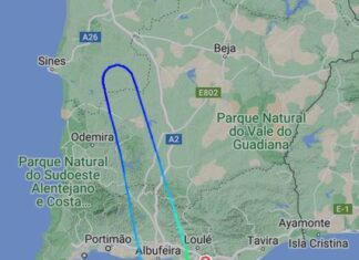 Ryanair plane makes safe emergency landing at Faro Airport after tyre burst