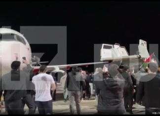 Rioters storm Makhachkala airport in Dagestan, Russian Federation, amidst arrival of flight from Tel Aviv