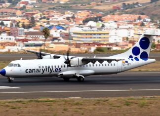 Scary landing at Lanzarote