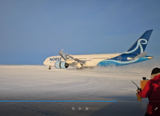 Norse Atlantic Airways lands very first Boeing 787-9 Dreamliner in Antarctica