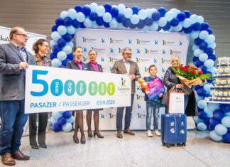 Katowice Airport celebrates milestone: handling five million passengers in record-breaking year
