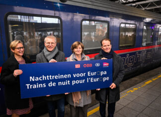 First “Nightjet” night train from Berlin arrives in Brussels-Midi; taking a flight still six times cheaper