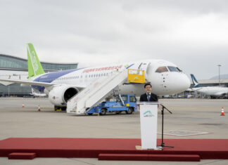 Hong Kong Airport welcomes first flight of COMAC C919 outside mainland China