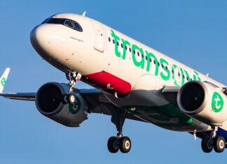 Air France-KLM takes delivery of its first Airbus A320neo, to be operated by Transavia France