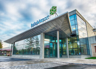 Flight delays in Luleå Airport, Sweden, due to extreme cold
