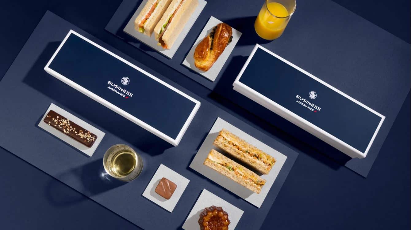 Air France rehausse l'expérience culinaire en classe affaires sur les vols courts avec la Gourmet Meal Box