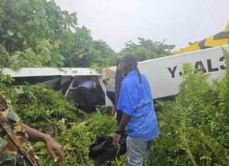 Miraculous escape as small plane crashes in Vanuatu: Passengers unharmed amidst significant damage