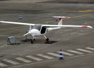 Maastricht Aachen Airport celebrates 100th electric flight
