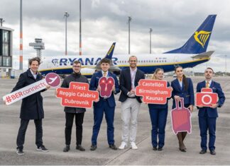 Ryanair expands range of flights from Berlin: six new European destinations in the summer flight schedule