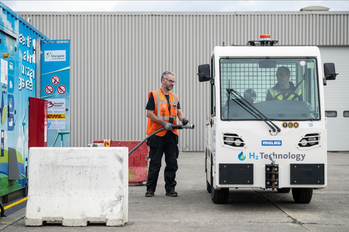 Brussels Airport Launches Pilot Project for Hydrogen-Powered Ground Handling Operations