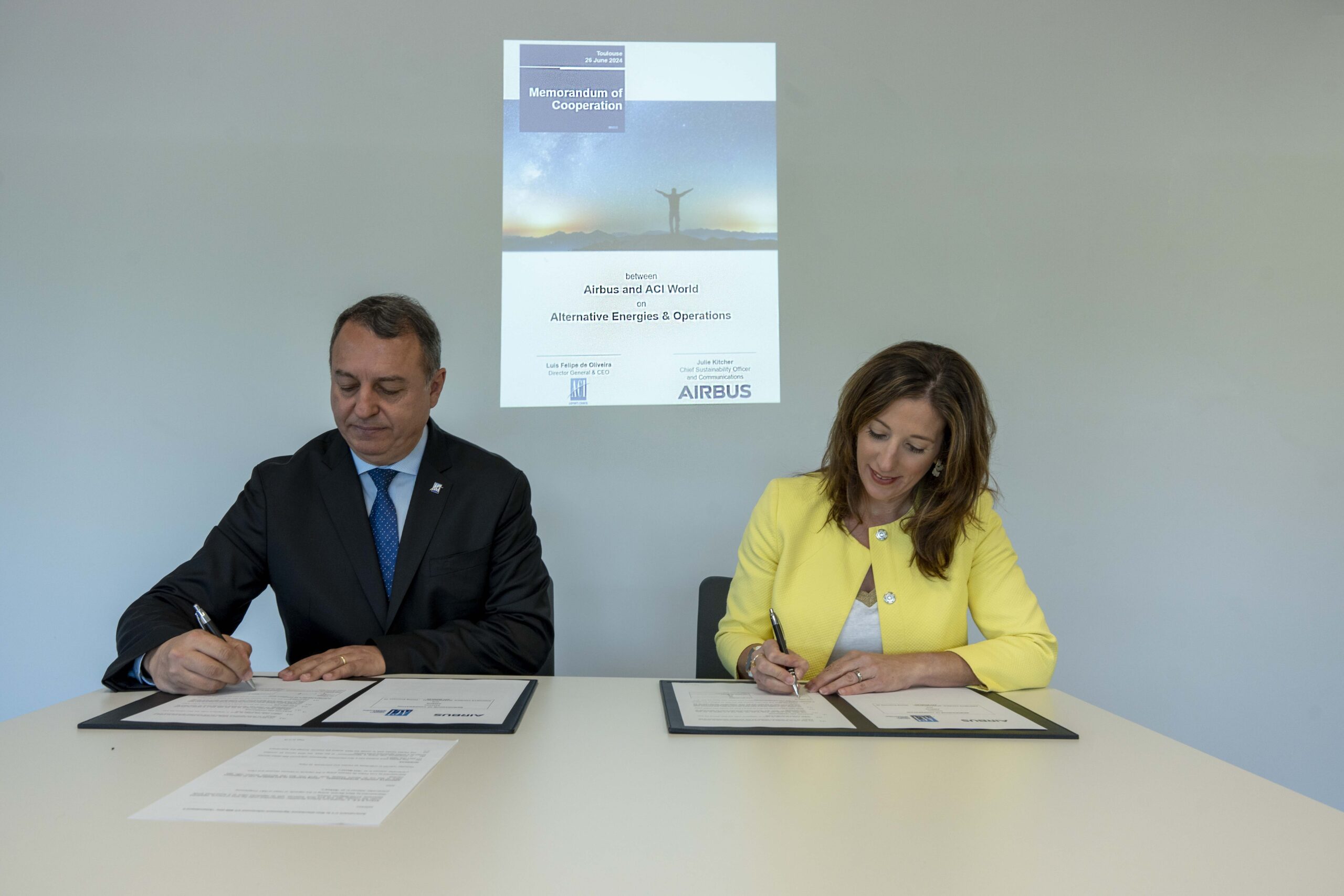 Airbus and ACI World strengthen global cooperation to decarbonise aviation