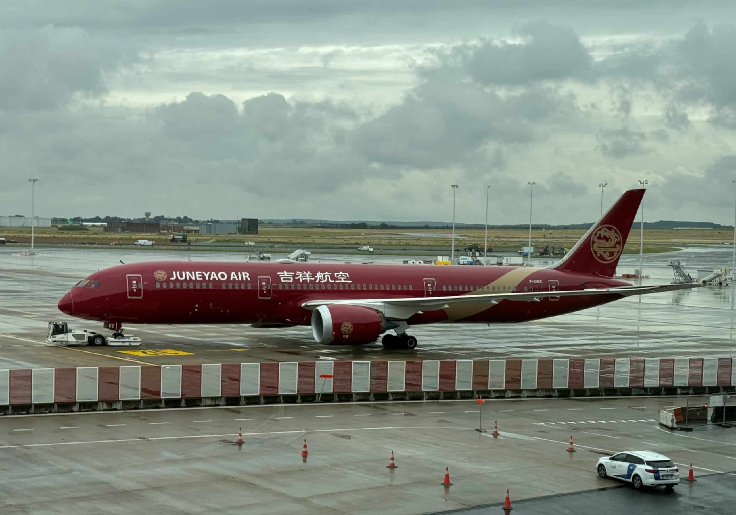 Brussels Airport celebrates inaugural Juneyao Air flight to Shanghai