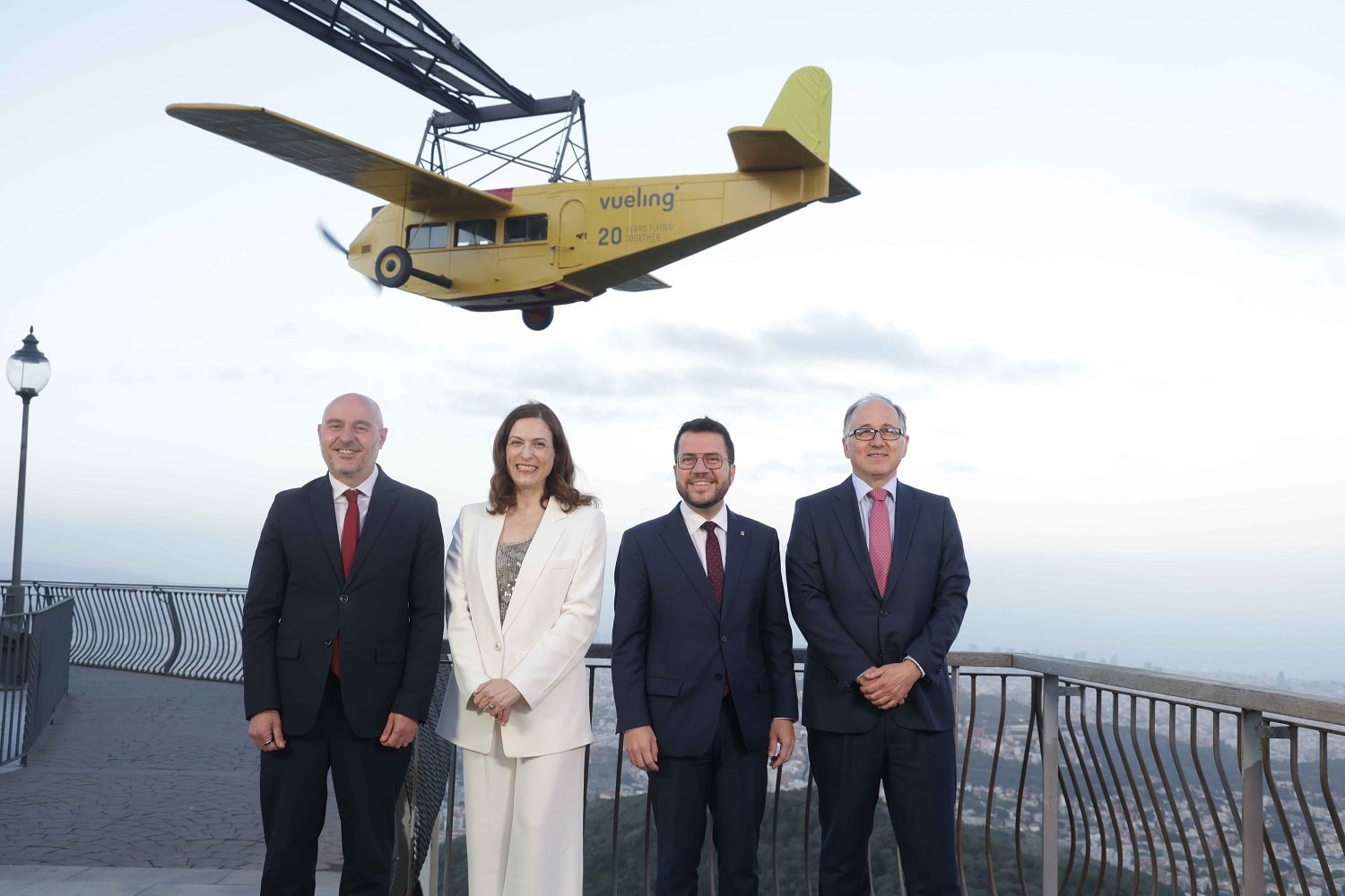 Vueling celebrates 20th anniversary at Tibidabo, Barcelona