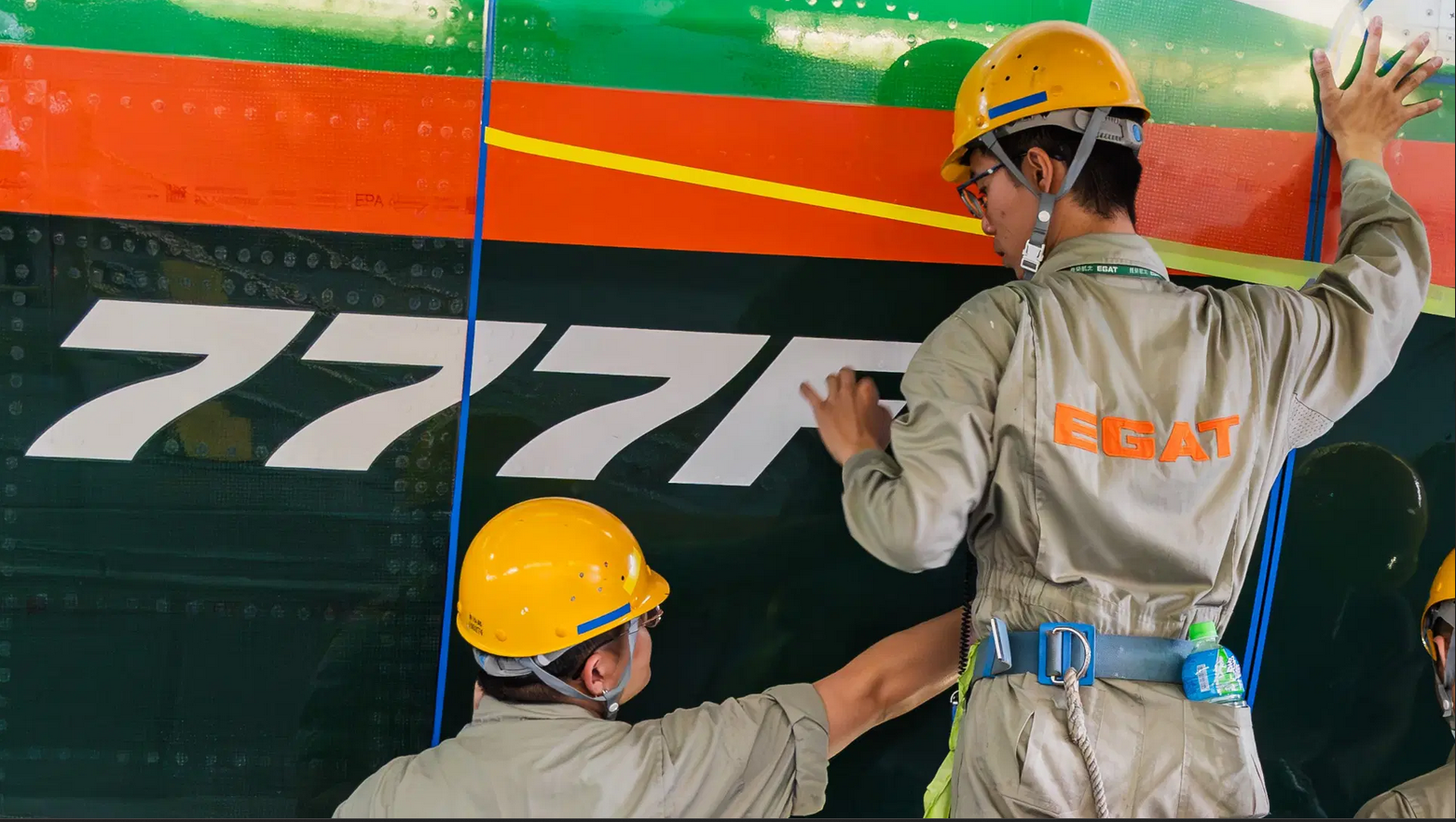 EVA Air becomes first Asian airline to adopt AeroSHARK fuel-saving technology for entire Boeing 777F fleet