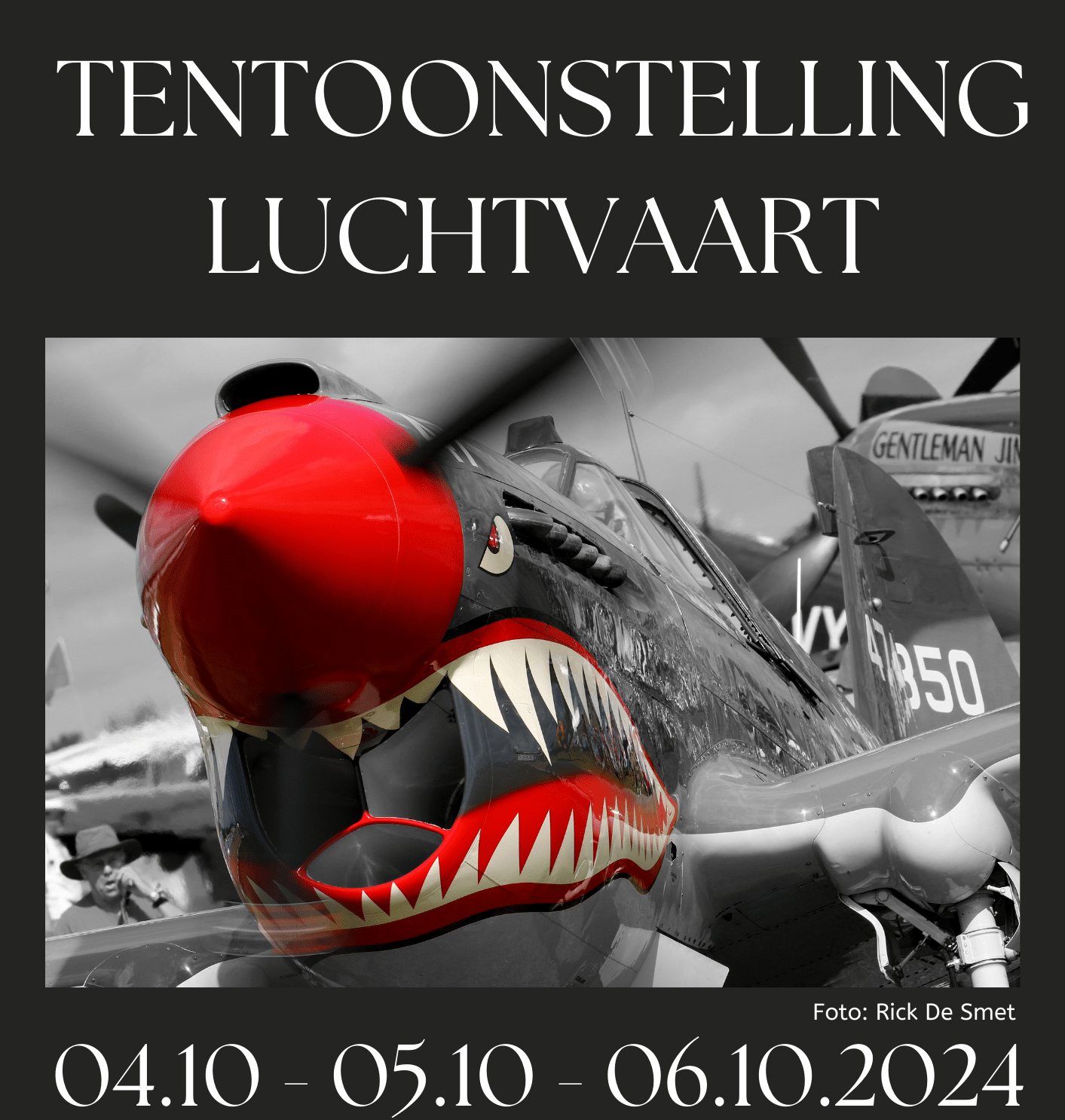 Aviation photography exhibition in Deinze, Belgium, this October 2024