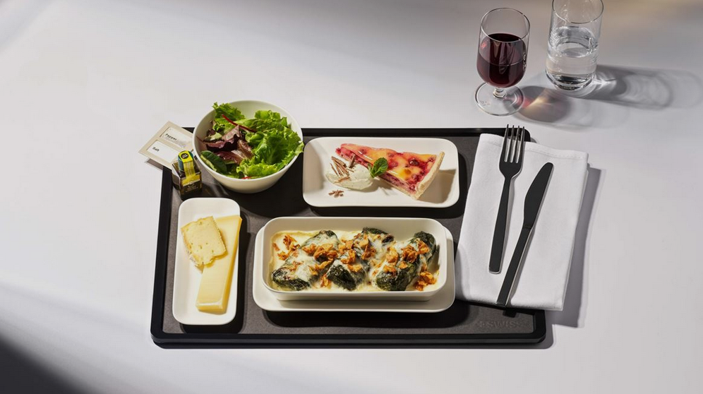 SWISS expands pre-select meal option to Business Class on short-haul flights