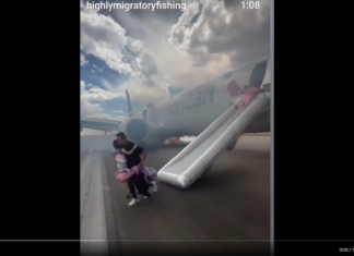 American Airlines flight suffers main gear fire minutes before departure Denver Airport