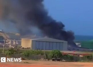 At least five dead in African Union helicopter crash at Mogadishu Airport