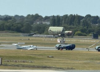 Birmingham Airport runway shut after emergency landing by light aircraft