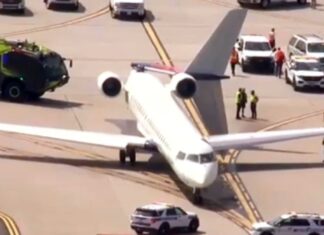 Delta Air Lines jet clips empty aircraft during pushback at Atlanta; no injuries reported