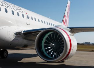 Virgin Australia receives first Embraer E190-E2, delivered by Azorra