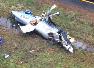 Husband and wife killed in fiery plane crash on Massachusetts highway