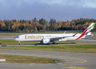 Emirates debuts Airbus A350 and Premium Economy service in Oslo