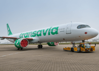 Transavia unveils first Airbus A321neo in updated livery