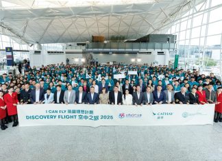 Cathay inspires 180 first-time flyers with Discovery Flight 2025 over Hong Kong